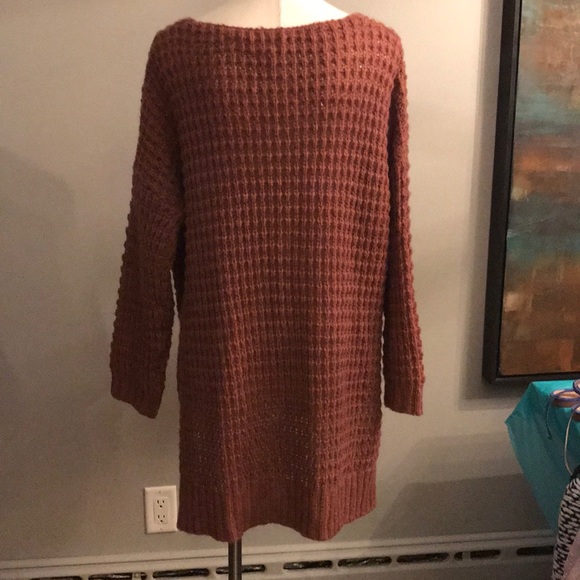 BCBGeneration high low sweater waffle knit - Picture 2 of 4